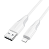 Borofone Kábel BX119 New - USB to Lightning - 2,4A 1 méter fehér - 0. kép