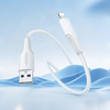 Borofone Kábel BX119 New - USB to Lightning - 2,4A 1 méter fehér - 1. kép