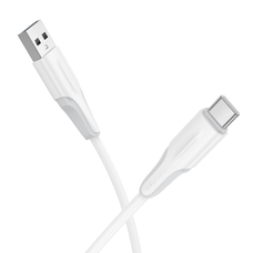 Borofone Cable BX119 New - USB to Type C - 3A 1 méter fehér