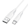 Borofone Cable BX119 New - USB to Type C - 3A 1 méter fehér - 0. kép