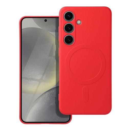 SILICONE MAG COVER tok kompatibilis MagSafe technológiával SAMSUNG A54 piros SILICONE MAG COVER tok kompatibilis MagSafe technológiával SAMSUNG A54 piros