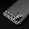  Techsuit - Carbon Szilikon - Samsung Galaxy A71 4G - Fekete tok - 2. kép