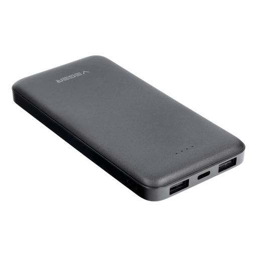 VEGER powerbank 10000 mAh 2A A10 (W1065) fekete