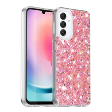  Techsuit - Csillogó Glitter - Samsung Galaxy A16 4G / A16 5G - Rózsaszín tok