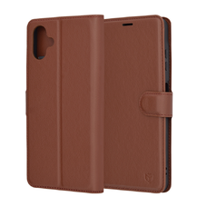  Techsuit - Bőr Tok - Samsung Galaxy A06 - Barna tok