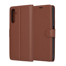  Techsuit - Bőr tok - Samsung Galaxy A05s - Barna