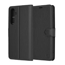 Techsuit - Bőr Tok - Samsung Galaxy A35 5G - Fekete tok