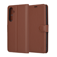  Techsuit - Bőr Folio - Samsung Galaxy A35 5G - Barna tok
