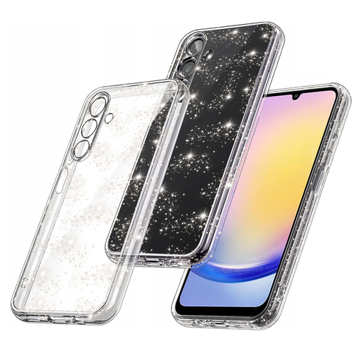 Techsuit - SparkleSkin Sorozat - Samsung Galaxy A25 5G - Átlátszó tok Techsuit - SparkleSkin Sorozat - Samsung Galaxy A25 5G - Átlátszó tok