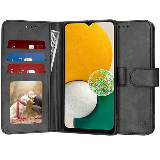 Techsuit - Napló könyv - Samsung Galaxy A13 5G / A04S - Fekete tok Techsuit - Napló könyv - Samsung Galaxy A13 5G / A04S - Fekete tok
