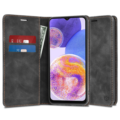 Techsuit - Kényelmes Tok - Samsung Galaxy A23 4G / A23 5G - Fekete tok