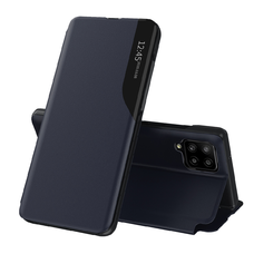  Techsuit - eFold Sorozat - Samsung Galaxy A12 / A12 Nacho - Sötétkék tok