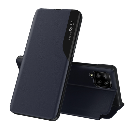 Techsuit - eFold Sorozat - Samsung Galaxy A12 / A12 Nacho - Sötétkék tok Techsuit - eFold Sorozat - Samsung Galaxy A12 / A12 Nacho - Sötétkék tok