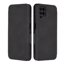  Techsuit - Biztonságos Pénztárca Plusz - Samsung Galaxy A12 / A12 Nacho - Fekete tok