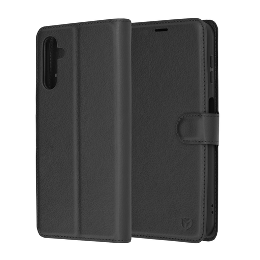 Techsuit - Bőrtok - Samsung Galaxy A14 4G / A14 5G - Fekete tok Techsuit - Bőrtok - Samsung Galaxy A14 4G / A14 5G - Fekete tok