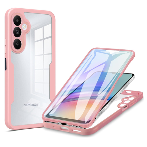 Techsuit - ColorVerse 360 Sorozat + Képernyővédő - Samsung Galaxy A34 5G - Rózsaszín tok Techsuit - ColorVerse 360 Sorozat + Képernyővédő - Samsung Galaxy A34 5G - Rózsaszín tok