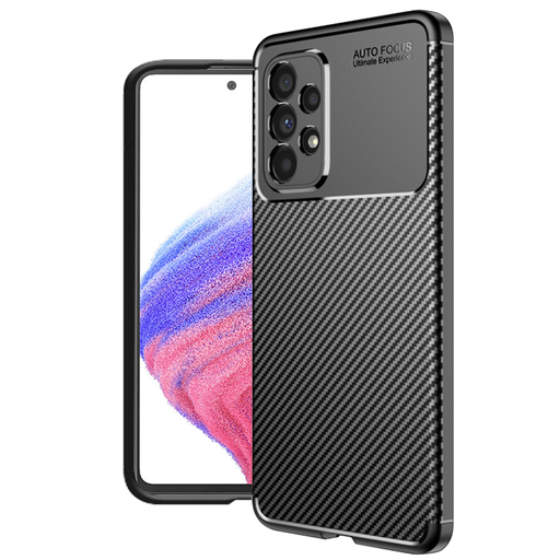 Techsuit - Karbonszálas - Samsung Galaxy A53 5G - Fekete tok Techsuit - Karbonszálas - Samsung Galaxy A53 5G - Fekete tok