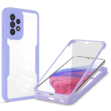  Techsuit - ColorVerse 360 Sorozat + Képernyővédő - Samsung Galaxy A53 5G - Lila tok