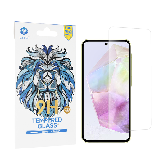  Lito - 2.5D Klasszikus Üveg - Samsung Galaxy A35 5G / A55 5G - Átlátszó üvegfólia