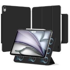 Tech-Protect SmartCase Magnetic iPad Air 13” 1 / 2 / 2024-2025 Fekete tok