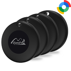 Lifemate/MiLi GPS Bluetooth LifeTag nyomkövető HD-P16-3 Android fekete - 4 darab,