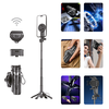 Blavec Aluminium Coco Mini P05 Magsafe tripod + távirányító + tartó 0,41 méter (SSCMP05-MTRHB041) fekete - 1. kép