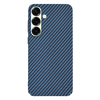  Techsuit - Karbonit Szálhéj - Samsung Galaxy S25 Plus - Ciánkék tok - 1. kép