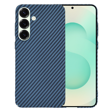  Techsuit - Karbonit Szálhéj - Samsung Galaxy S25 Plus - Ciánkék tok