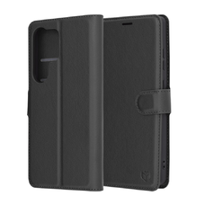  Techsuit - Bőr tok - Samsung Galaxy S25 Ultra - Fekete