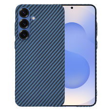  Techsuit - Carbonite FiberShell - Samsung Galaxy S25 - Ciánkék tok