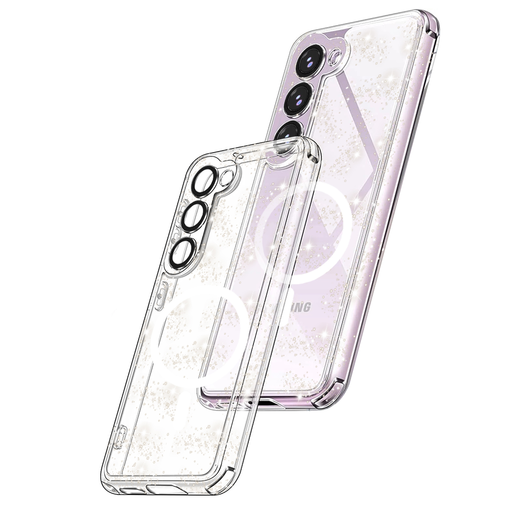 Techsuit - SparkleSkin MagSafe Sorozat - Samsung Galaxy S23 Plus - Átlátszó tok Techsuit - SparkleSkin MagSafe Sorozat - Samsung Galaxy S23 Plus - Átlátszó tok