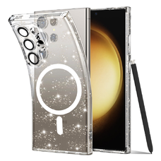  Techsuit - SparkleSkin MagSafe Széria - Samsung Galaxy S23 Ultra - Átlátszó tok