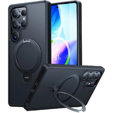  Torras - Ostand Spin sorozat - Samsung Galaxy S25 Ultra - Fekete tok