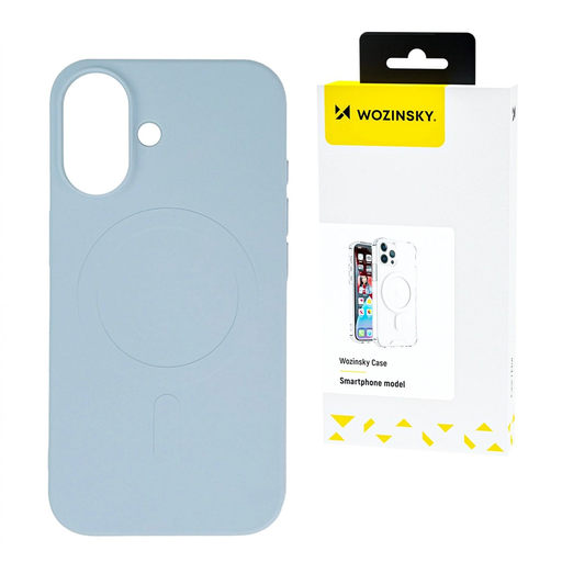 Wozinsky Silicone Case fliptok kompatibilis MagSafe funkcióval Samsung Galaxy S24 FE - kék Wozinsky Silicone Case fliptok kompatibilis MagSafe funkcióval Samsung Galaxy S24 FE - kék