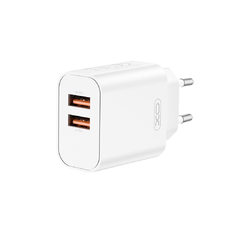 XO fali töltő CE34 2x USB 2,4A fehér