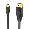 Vention CGYBH USB-C to DisplayPort 1.4 Kábel, 2m, 8K 60Hz/4K 120Hz (fekete) - 1. kép
