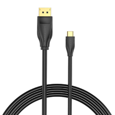 Vention CGYBH USB-C to DisplayPort 1.4 Kábel, 2m, 8K 60Hz/4K 120Hz (fekete)