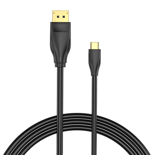 Vention CGYBH USB-C to DisplayPort 1.4 Kábel, 2m, 8K 60Hz/4K 120Hz (fekete)