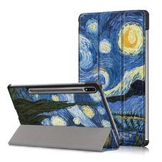  Techsuit - FoldPro - Samsung Galaxy Tab S10 FE Plus tok - Csillagos éj