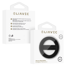Liavec Ring gyűrű Magsafe fekete