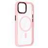 Liavec Hybrid Magsafe átlátszó tok iPhone 15 light pink tok - 1. kép