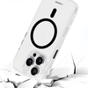 Liavec Glossy Magsafe Clear tok iPhone 16 Pro Max-hoz fekete tok - 4. kép