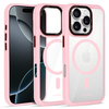 Liavec Hybrid Magsafe átlátszó tok iPhone 16 Pro light pink tok - 0. kép