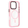 Liavec Hybrid Magsafe átlátszó tok iPhone 16 Pro light pink tok - 1. kép