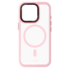 Liavec Hybrid Magsafe átlátszó tok iPhone 16 Pro light pink tok - 3. kép