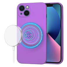  Techsuit - SoftFlex MagSafe - iPhone 13 - Lila tok