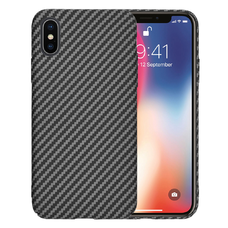  Techsuit - Carbonite FiberShell - iPhone X / iPhone XS - Fekete tok