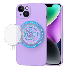  Techsuit - SoftFlex MagSafe - iPhone 14 - Világoslila tok