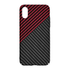  Techsuit - Karbonszálas borítás - iPhone X / iPhone XS - Vörös Vortex tok - 2. kép