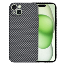  Techsuit - Karbonit Szálhéj - iPhone 15 Plus - Fekete tok